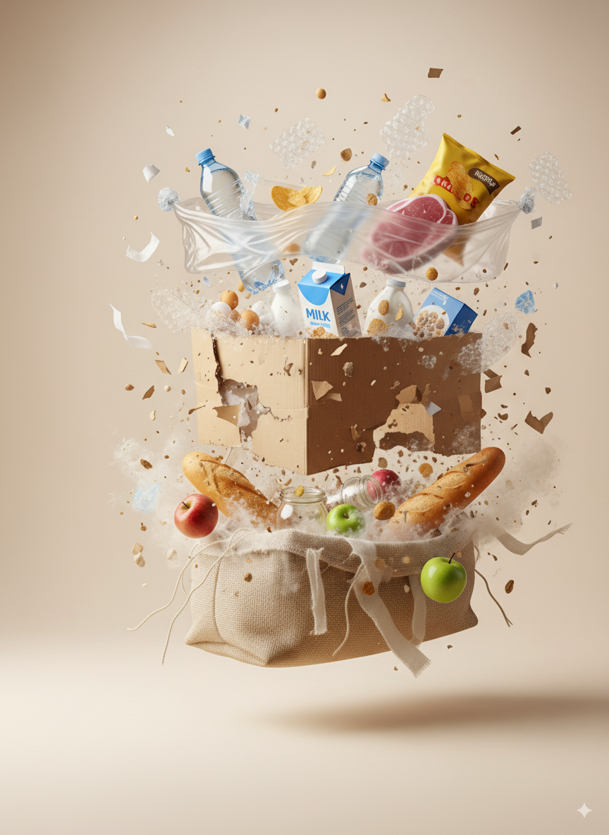 🛍 Stoff, Papier oder Plastik?